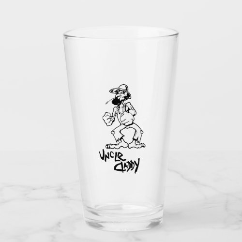 Uncle Daddy Beer Glass Hillbilly Redneck