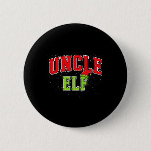 Uncle Elf Christmas Family Matching Group Xmas Unc Button