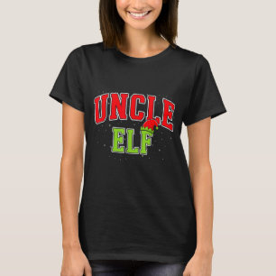 Uncle Elf Christmas Family Matching Group Xmas Unc T-Shirt