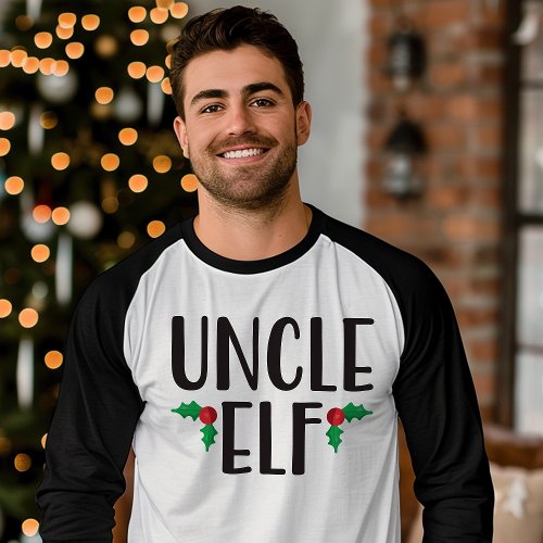 Uncle Elf Family Christmas Gift T-Shirt