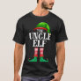 Uncle Elf Matching Family Christmas Party Pajama T-Shirt