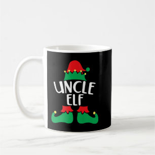Uncle Elf Matching Family Group Christmas Party Pa Coffee Mug
