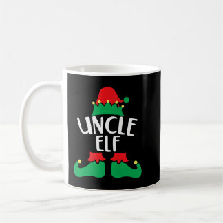 Uncle Elf Matching Family Group Christmas Party Pa Coffee Mug