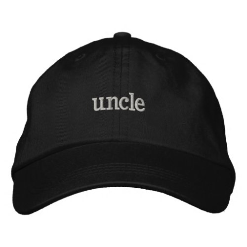 Uncle Embroidered Baseball Cap