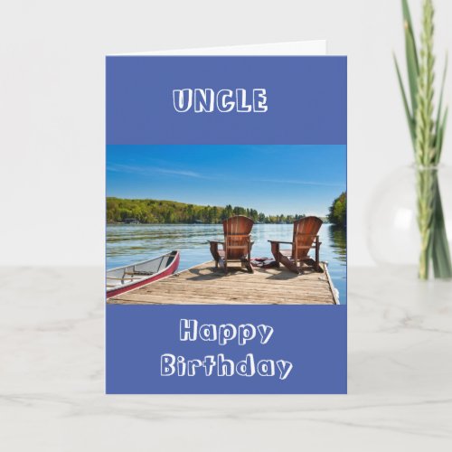 UNCLE ENJOY YOUR BIRTHDAY CARD