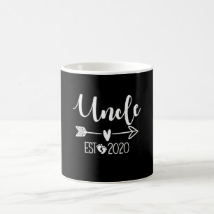 Uncle Est 2020 Heart Love Christmas Gifts Coffee Mug