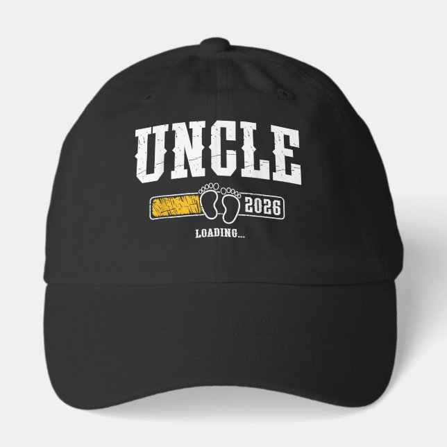 Uncle Est 2026 Promoted to Uncle 2026 Hat (Front)