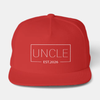 Uncle Est 2026 Promoted to Uncle 2026 Snap Back Hat