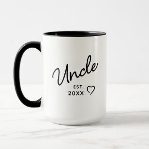 Uncle Est Year New Baby Pregnancy Reveal Mug