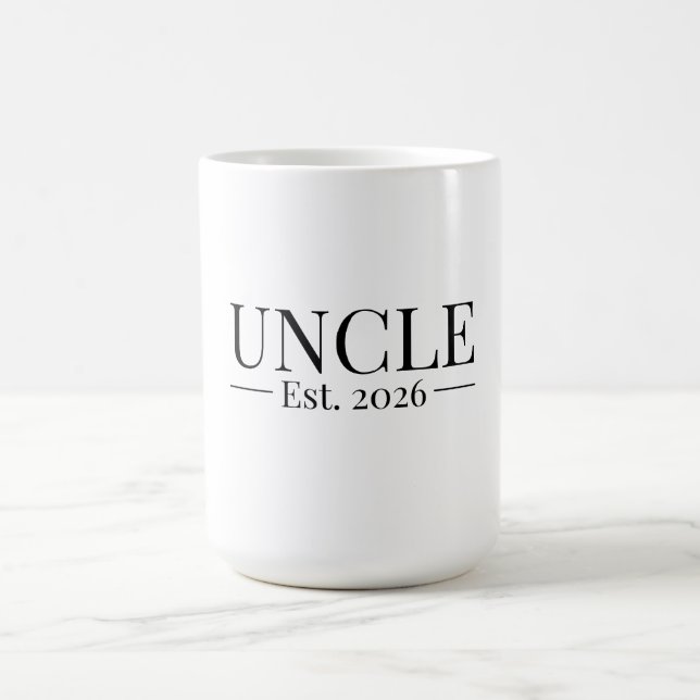 Uncle Established 2026 Coffee Mug (Center)