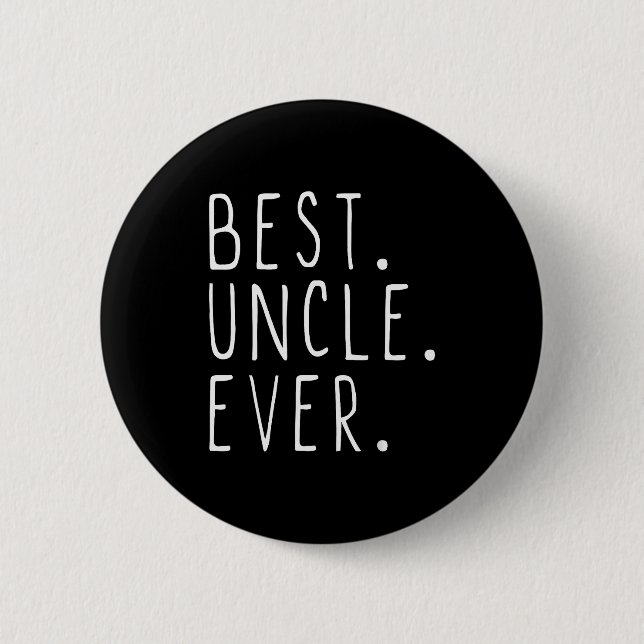 Uncle Ever Family Cool  Button (Front)
