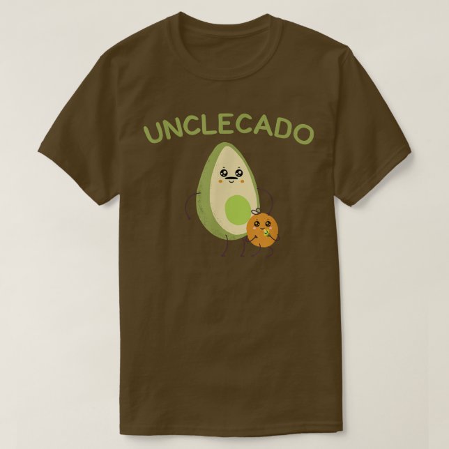 uncle father avocado funny announcement babycado  T-Shirt (Design Front)