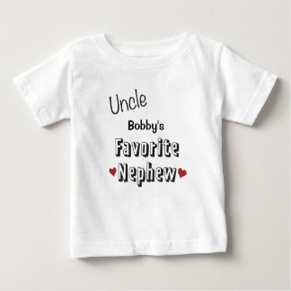 Uncle Favorite Nephew Baby T-Shirt Personalized