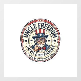 Uncle Freedom Patriotic Uncle Sam Founding Charact Floor Decals