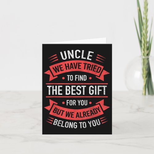 Uncle Funny Uncle Gifts Fathers Day From Niece Nep
