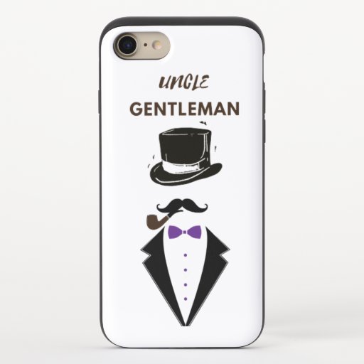 Uncle gentleman iPhone 8/7 slider case