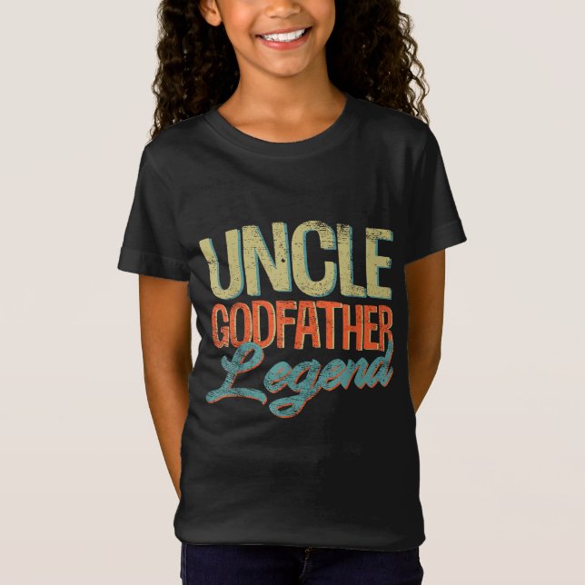 Uncle Godfather Legend Funny Uncle Gifts Father's  T-Shirt (Front)