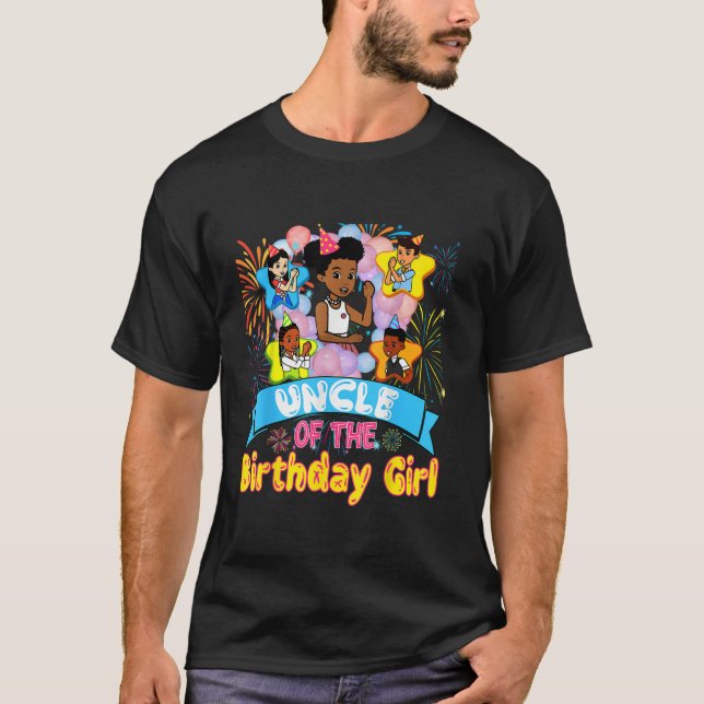 Uncle Gracie s Corner Birthday Dolls Cute Party Gi T-Shirt (Front)