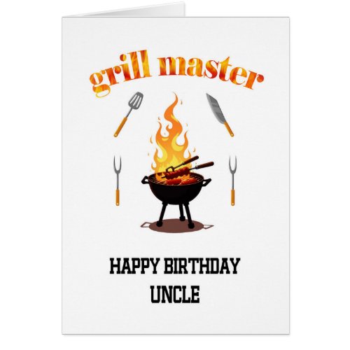 Uncle Grill Master Birthday 