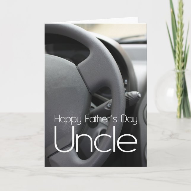Uncle  Happy Father's Day Card (Front)