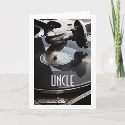 UNCLE HOPE BIRTHDAY IS FILLED W MUSIC U ENJOY CARD