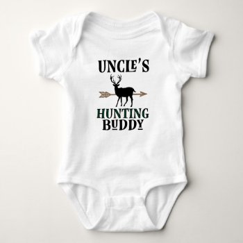 Uncle Hunting Buddy Nephew Archery Gift Baby Bodysuit by MainstreetShirt at Zazzle