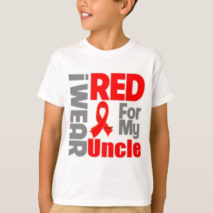 Uncle - I Wear Red Ribbon T-Shirt