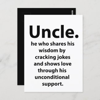 Uncle Inspirational Funny Quote Typography Uncle