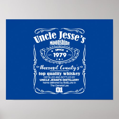 Uncle Jesses Moonshine Since 1979 Poster