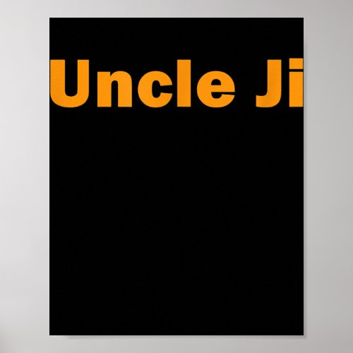 Uncle ji Punjabi saying  Poster