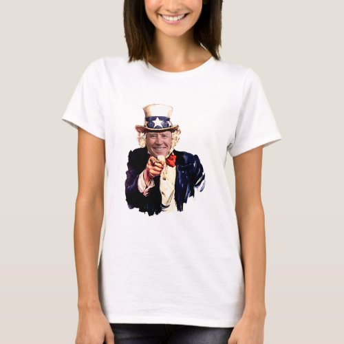Uncle Joe as Uncle Sam T_Shirt