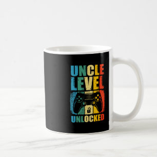 Uncle Level Unlocked Leveled Up To Uncle Promoted Coffee Mug