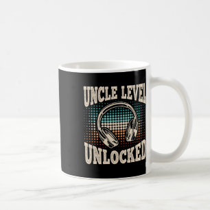 Uncle Level Unlocked Video Gamer Gaming Retro Game Coffee Mug