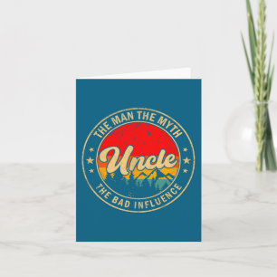 Uncle Man Myth Bad Influence Illustration Card