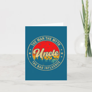 Uncle Man Myth Bad Influence Illustration Card