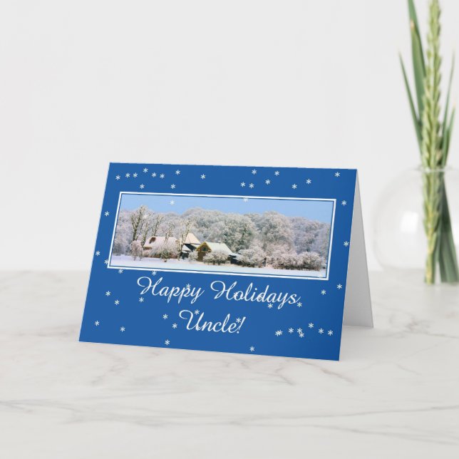 Uncle Merry Christmas card (Front)