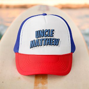 Uncle Modern Simple Cool Comic Trucker Hat