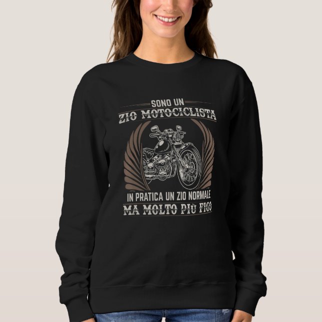 Uncle Motorcyclist Idea Motorcycle Motorcycle Raci Sweatshirt (Front)
