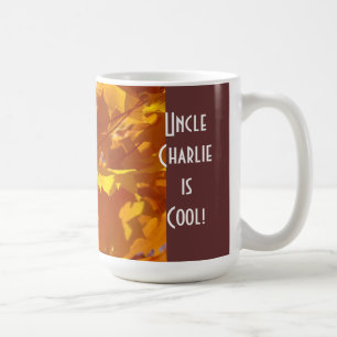 Uncle Name is Cool! coffee mug gifts Autumn Leaves