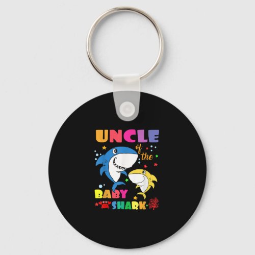 Uncle Of  Baby Shark Birthday Uncle Shark Keychain