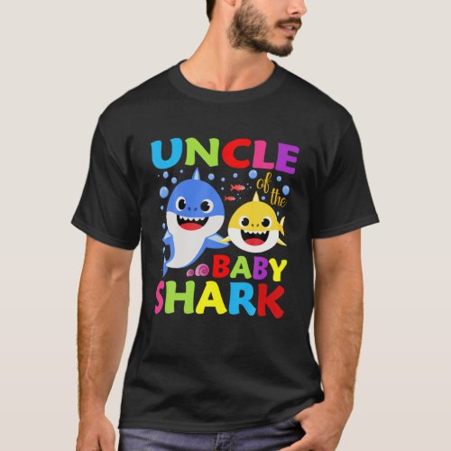 Uncle Of The Baby Shark Birthday Boy Girl Kids T_Shirt