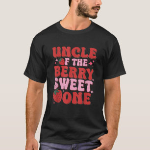 Uncle Of The Berry Sweet One Strawberry T-Shirt