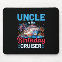 Uncle Of The Birthday Cruiser Funny Cruise Birthda
