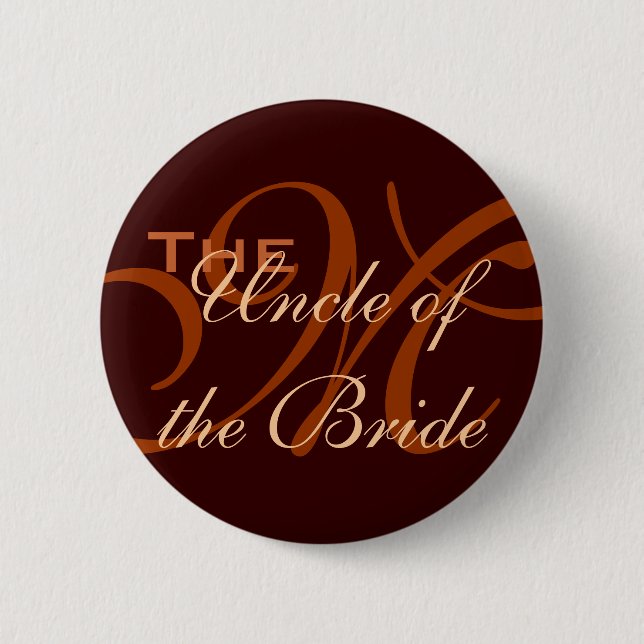Uncle of the Bride Button (Front)
