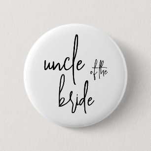 Uncle of the bride button