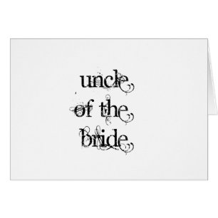 Uncle of the Bride Cards