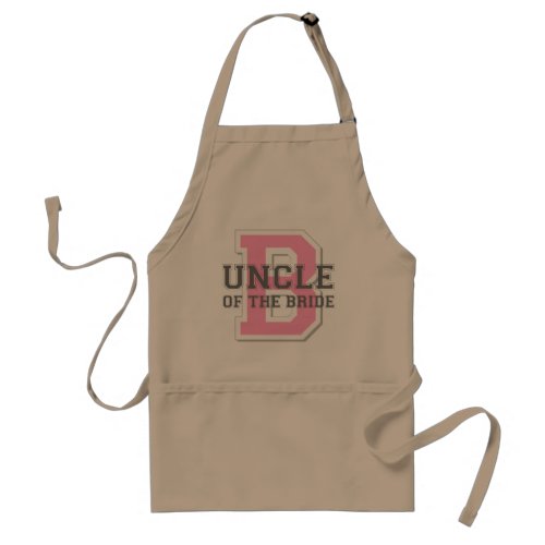 Uncle of the Bride Cheer Adult Apron