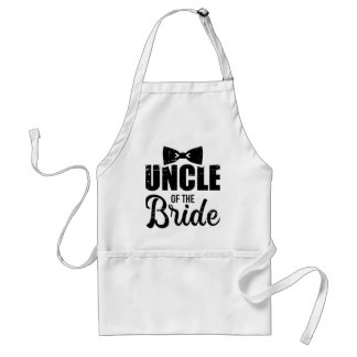 Uncle of the bride for wedding adult apron