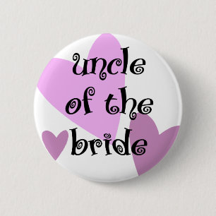 Uncle of the Bride Pinback Button