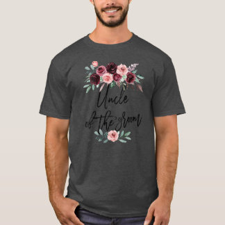 Uncle Of The Groom Wedding Party Bridal Shower  T-Shirt
